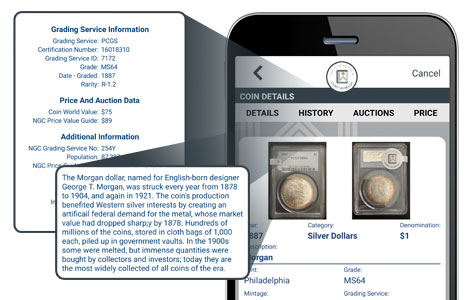 See the details behind your collectible coins